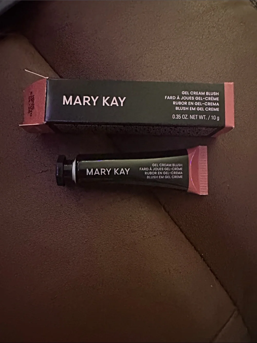 Mary Kay Gel Cream Blush - Black Packaging with Pink Accent